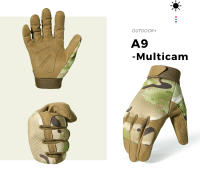 Guantes Tácticos De Camuflaje Para Hombres Con Dedos Completos Toque De Pantalla Adecuados Para Airsoft Ciclismo Paintball Pesca Y Caza - details 22