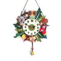 Reloj De Pared Hecho a Mano DIY De No-tejido Reloj Marítimo Lindo Para Jardín De Infantes Decoración Para El Hogar - details 5