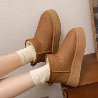 Botas De Nieve Para Mujer Invierno 2025 Edición Coreana De Peluche Alta Calzado Casual Cálido Con Forro De Algodón Grueso - details 6