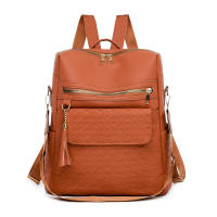 Nueva mochila para mujer con estampado de diamantes, moda simple y versátil, que mejora la calidad de la mochila de gran capacidad. - details 2