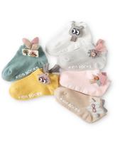 Calcetines De Bebé Para Niñas Y Niños Con Diseño De Dibujos Animados Antideslizantes Para Recién Nacidos Y Infantes Hasta Los 3 Años Lote De 3 Pares - details 0
