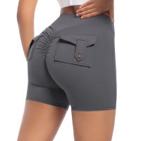 SSITO Pantalones cortos de Yoga para Mujer, Mallas de Gimnasio with Bolso fruncido en el asiento, medias rezadoras de beltera High, Pantones cortos SexIs with fruncido en el asiento para Cycling - details 34
