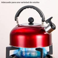 Tetera De Acero Inoxidable 3/4/5L Para Estufa a Gas Whistling Kettle Con Mango Ergonómico Para Camping Y Cocina - details 7