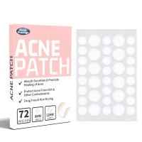 72pcs Parches De Acné Invisibles Hidrocoloidales Impermeables Para Espots Y Marcas Reparadores De Piel Cuidado Facial - details 0