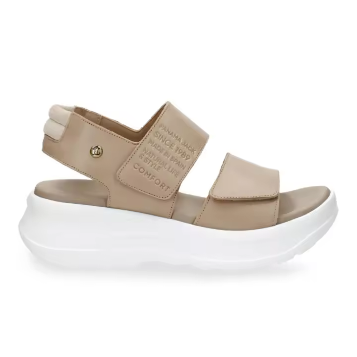 Shoes Sandalias Mujer marca Panama Jack modelo Noah B3 para mujer en color taupe - 1
