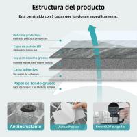 24PCS Pisos De Cerámica Gruesa De PET Adhesivos Impermeables Para Cocina Y Baño Decoración De Casa Estilo Cristal - details 7