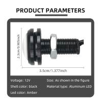 2pcs Luz De Parachoques Frontal 12V LED Blanco Faro León DRL Bombilla Antiniebla Retroiluminación Luz De Park Side Universal Para Coche - details 1