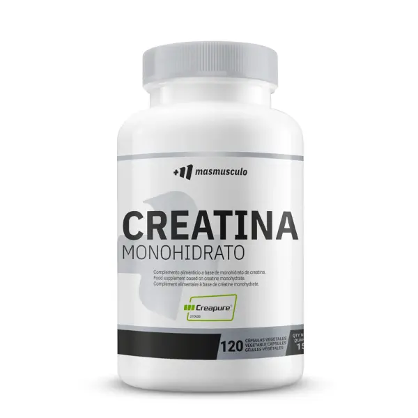 Creatina (Creapure®) - 120 Cápsulas Vegetales de MM Supplements - 1