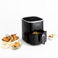 Freidora de Aire 4.6L, Dcook Freidora sin aceite 4.6L Acero Inoxidable 1450W Digital Tactil Dietetica Aire Caliente 360º, con Temporizador de 60 minutos, 12 Funciones Preestablecidas Ideal para Familia de 4 a 6 persomas - details 1