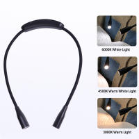 Luz De Lectura Portátil Para El Cuello Con 4 LED Recargable USB 3 Colores Lámpara Nocturna Para Costura Tejer Camping Reparación - details 0