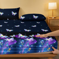 Sábana De Cama Con Patrón Psicodélico De Mariposa 1 Pieza Funda Para Colchón Imprimida En Poliéster 100% Técnica De Impresión Rotativa - details 3