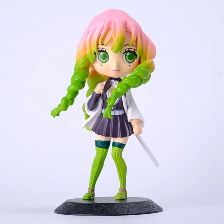 Figura De Anime Demon Slayer 13-15cm Nezuko Tanjirou Zenitsu Inosuke Kyoujurou Giyuu Qposket PVC Juguete Modelo Para Niños Regalo - 1