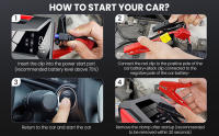 28000mAh Car Jump Starter 150PSI Tire Inflator Multifunctional Automotive Emergency Power Powerbank Air Pump With Bag - details 3