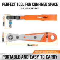 Juego De Destornilladores 33 En 1 Magnético Con Extensión De Rosca Y Llaves De Herramienta Multifuncional Phillips Slotted Torx Hex - details 3