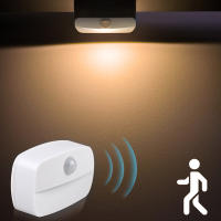 Lámpara Nocturna Inteligente LED Para Armario Y Escaleras Sensor De Movimiento PIR Luz De Baño Y Cocina Automática ON/OFF - details 0