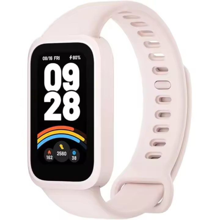 Xiaomi mi smart band 9 active pulsera de actividad pantalla 1.47” - bluetooth 5.3 - mas de 100 modos deportivos - funciones de vigilancia de la salud - ajuste inteligente del brillo de la pantalla - autonomia hasta 18 dias - color rosa - 1