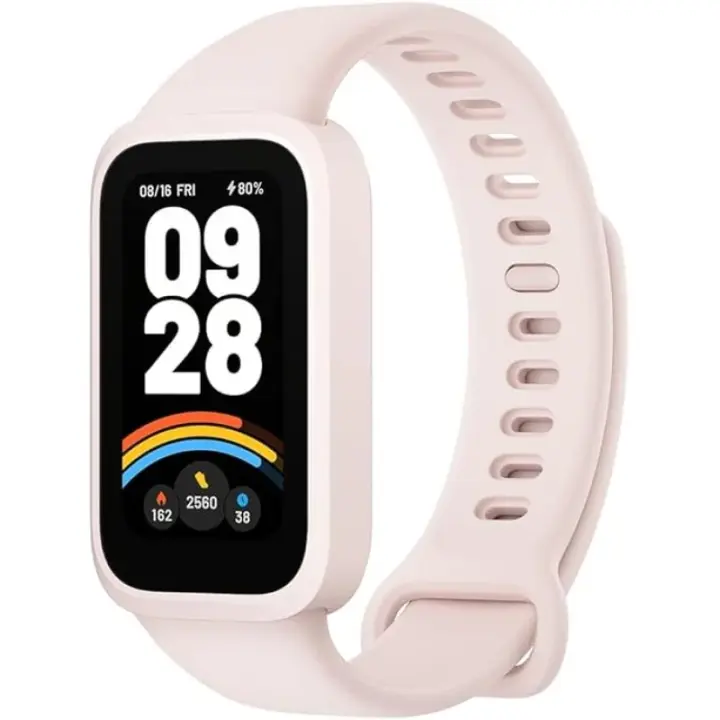 Xiaomi mi smart band 9 active pulsera de actividad pantalla 1.47” - bluetooth 5.3 - mas de 100 modos deportivos - funciones de vigilancia de la salud - ajuste inteligente del brillo de la pantalla - autonomia hasta 18 dias - color rosa - 1