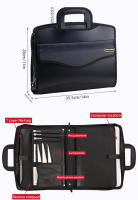 Bolsa De Computadora De Moda Para Reuniones Y Oficina Portátil De Tamaño A4 Con Cremallera Impermeable Y Multicapa KOBEST - details 2