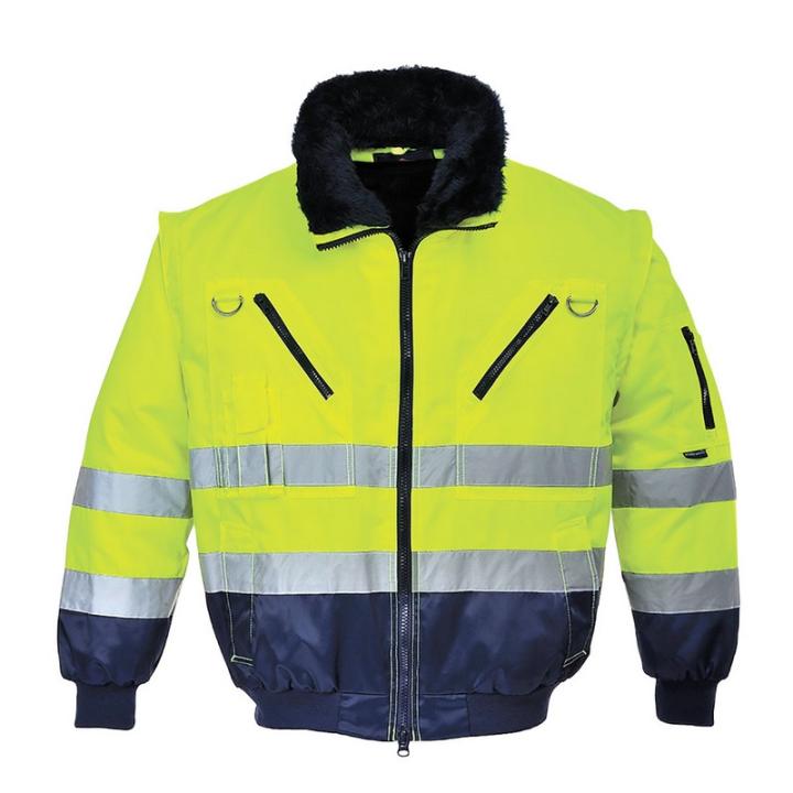 CHAQUETA AISLANTE DE ALTA VISIBILIDAD PILOTO 3 EN 1 PJ50 TALLA L - KUR PJ50Y L