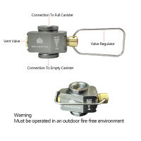 Adaptador De Convertidor De Gas Butano Para Camping Tanque Interchangeable Ahorro De Gas Shifter Refill Adaptador Plano Material De MetalTitanio - details 3
