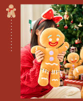 Muñeco De Jengibre Lindo De Peluche Suave Y Abrazable Decoración De Habitación Cojín De Galleta Regalo De Navidad Con Colgante Para Bolsa - details 3