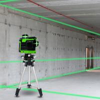 Pracmanu Nivel Láser 3D De 12 Líneas Auto-Nivelado Rayos Verdes Horizontales Y Verticales Super Potentes Para Construcción Y Jardinería - details 6