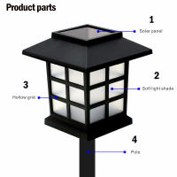 8 Pack Luces Solares Para Jardín Impermeables Decorativas Para Paisaje Patio Camino De Acceso Iluminación De Escenario Solar - details 11
