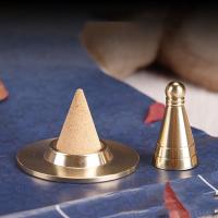 Bandeja De Incienso Estilo Antiguo Chino Con Torre De Cobre Puro Herramientas De Incienso Modelo De Torre Decoración De Escritorio DIY Conos De Incienso - details 11