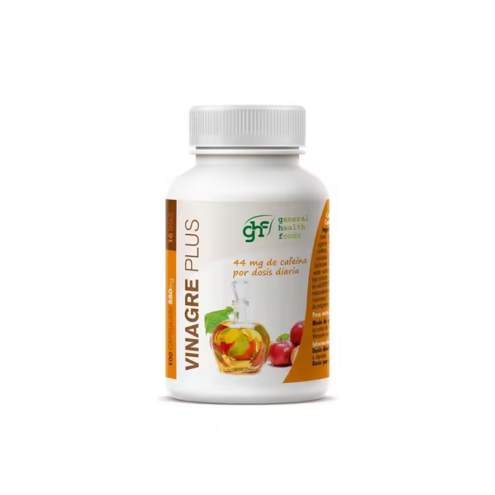 Vinagre de manzana plus 550mg 100 capsulas GHF - 1