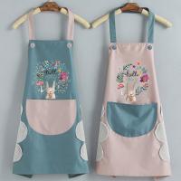Aguasalo De Mujer Delantal De Cocina Resistente Al Aceite Y Lavable Accesorios Para La Casa Ideal Para Hornear Y Cocina - details 0