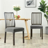 Cubierta De Silla De Comedor Suave De Velours Color Sólido Cubierta De Asiento Desmontable Antipolvo Fundas De Silla Para Hotel Y Hogar - details 6