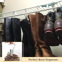 Ganchos para Colgar Botas, paquete de 8 Ganchos para Ropa, pinzas para Colgar Ropa, Organizer de ropa portátil de Maple inoxidable, soporte para pantalones para Viajes - details 2