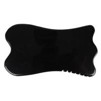 Gua Sha De Obsidiana Grande Herramienta De Cuidado De La Piel Y Masaje De Cristal Negro Para Elevación Del Piel Tamaño 120*70 Mm Peso 95 G - details 6