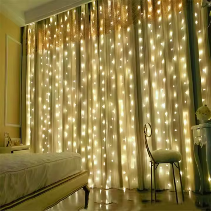 Luces De Encaje LED USB Con Control Remoto 8 Modos Para Decoración De Habitaciones Jardines Bodas Y Fiestas Navideñas - 1