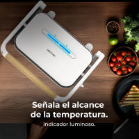 Cecotec Rock'nGrill 1200 Wood W Parrilla Eléctrica – 1300W, Revestimiento RockStone, Potente y Eficiente - details 2
