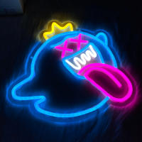Luz De Neón LED Ghost Retro Para Arcade Pared Decorativa Para Bar Club Game Room Fiesta Familiar Iluminación USB - details 4