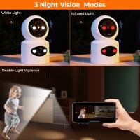 Cámara De Seguridad Inalámbrica Wifi 4MP Para Monitoreo De Bebés Con Detección De Movimiento PIR Batería Integrada De 4000mAh Vigilancia CAM - details 5
