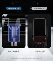 Soporte De Teléfono Para Coche Gravity Clip Sin Magnetismo Soporte Para Móvil Compatible Con Smartphones Montaje Universal - details 13