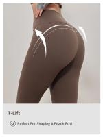 Nuevos Pantalones De Yoga Terciopelo De Algodón De Cintura Alta Para Otoño E Invierno Pantalones Deportivos Para Ciclismo Y Correr - details 3