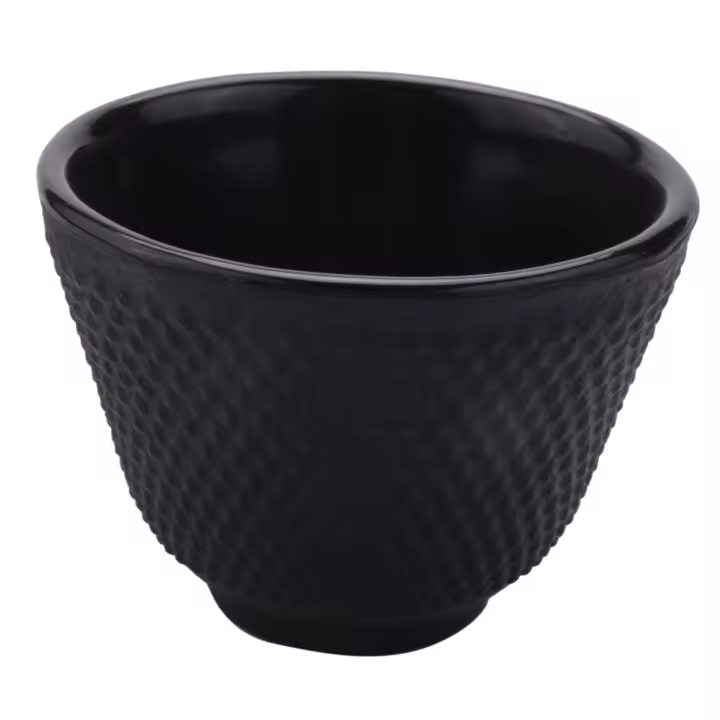 Tazas de té de hierro fundido, herramientas de café hechas a mano chinas, taza de hierro de lunares para el cuidado de la salud, taza Retro - 1