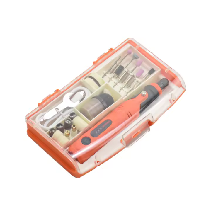 Dremel Mini Drill Sin Cable Rotativo Pluma Grabadora Eléctrica USB Conjunto DIY Con Accesorios Velocidad 5000-15000 RPM Para Hogar - 1
