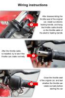 Manoplas Ajustables Calientes Para Motocicleta Scooter Moped Barra Calentadora De Mano 22mm Motocross Vespa Accesorios De Motocicleta - details 5