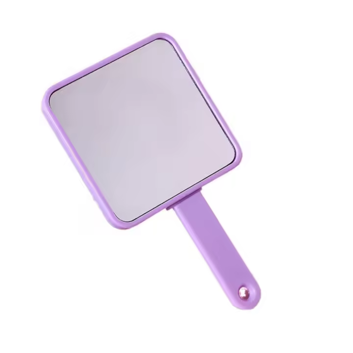 Espejo Portátil De Maquillaje Manejable Con Peine Espejo Cuadrado De Dos En Uno Para Estudiantes Uso Externo Belleza - 1