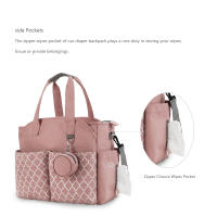 Bolsa de Pañales para Bebé de Gran Capacidad Bolsa de Maternidad Impermeable Multifuncional Portátil para Cuidado del Bebé Material de Poliéster - details 10