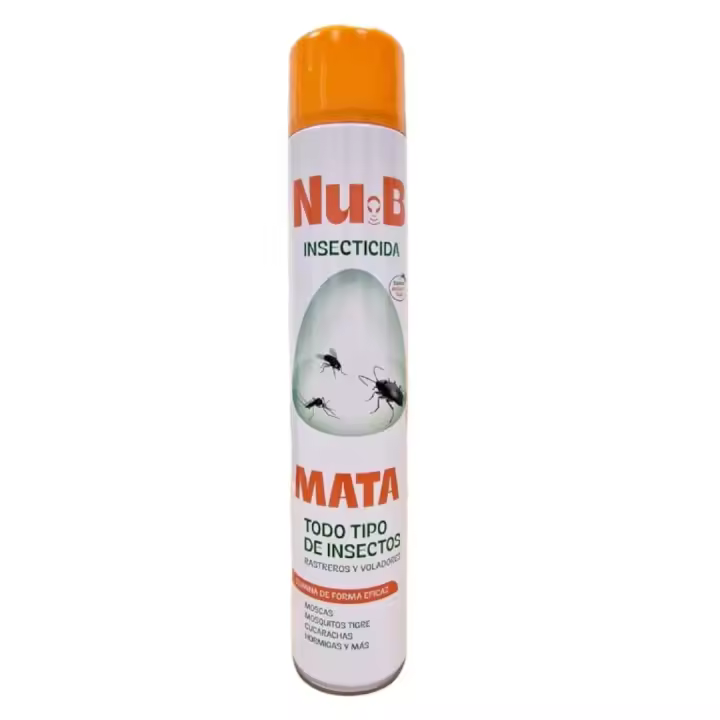 NUEVO DE LABONCLER - INSECTICIDA NU-B 750ml - EL PRIMER INSECTICIDA ACARICIDA DOBLE ACCIÓN DE EFECTO INMEDIATO QUE MATA INSECTOS VOLADORES Y RASTREROS. NUB by ECOJIN - 1
