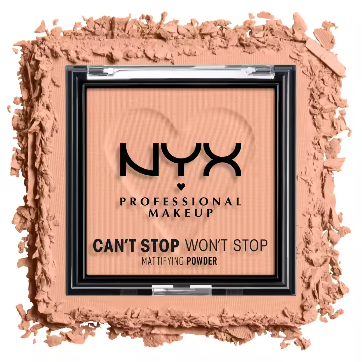 NYX Professional Makeup | Polvos matificantes profesionales Can´t stop Won´t stop, Larga duración, Mutea brillos, imperfecciones y poros, Fórmula vegana - 1