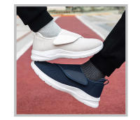 Zapatos De Caminar Para Mujer En Invierno Con Anchos Y Pies Enflados Ortopédicos Ajustables Confortables Diabéticos Con Cierre Hook & Loop Material De Suela De Goma - details 19