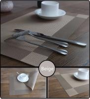 4Pcs Tapete De Comedor Moderno Ecológico Resistente Al Deslizamiento Para Mesa De Almuerzo Funda Para Vaso Tapete De Manta De Tela Para Decoración De Mesa - details 18