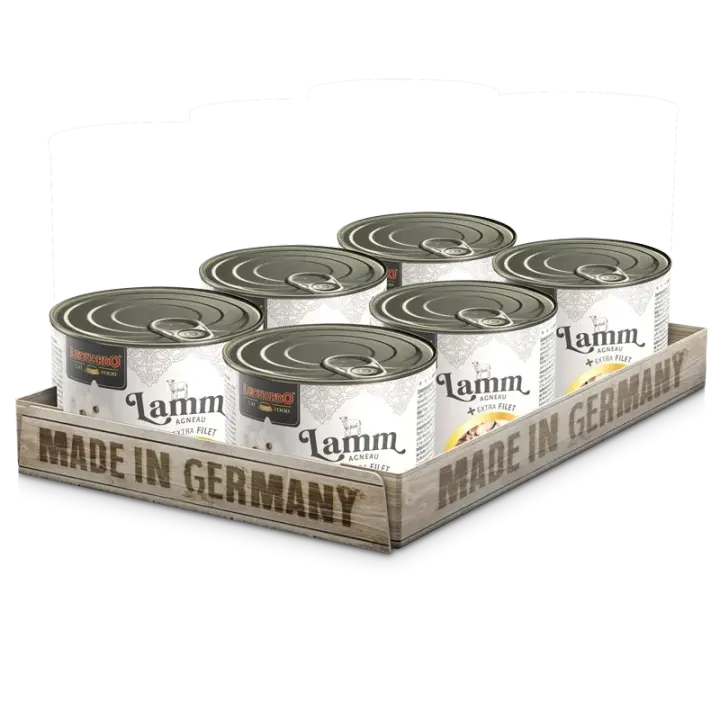 Leonardo Extra Filete - Alimento húmedo con alto contenido de carne para gatos (packs de 6 latas) - 1
