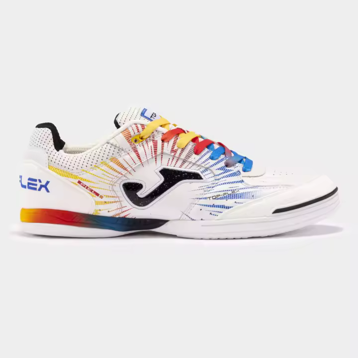 Zapatillas de Fútbol Sala Top Flex 2476 White Red - 1